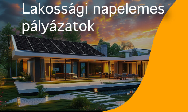 Lakossági napelemes pályázatok.